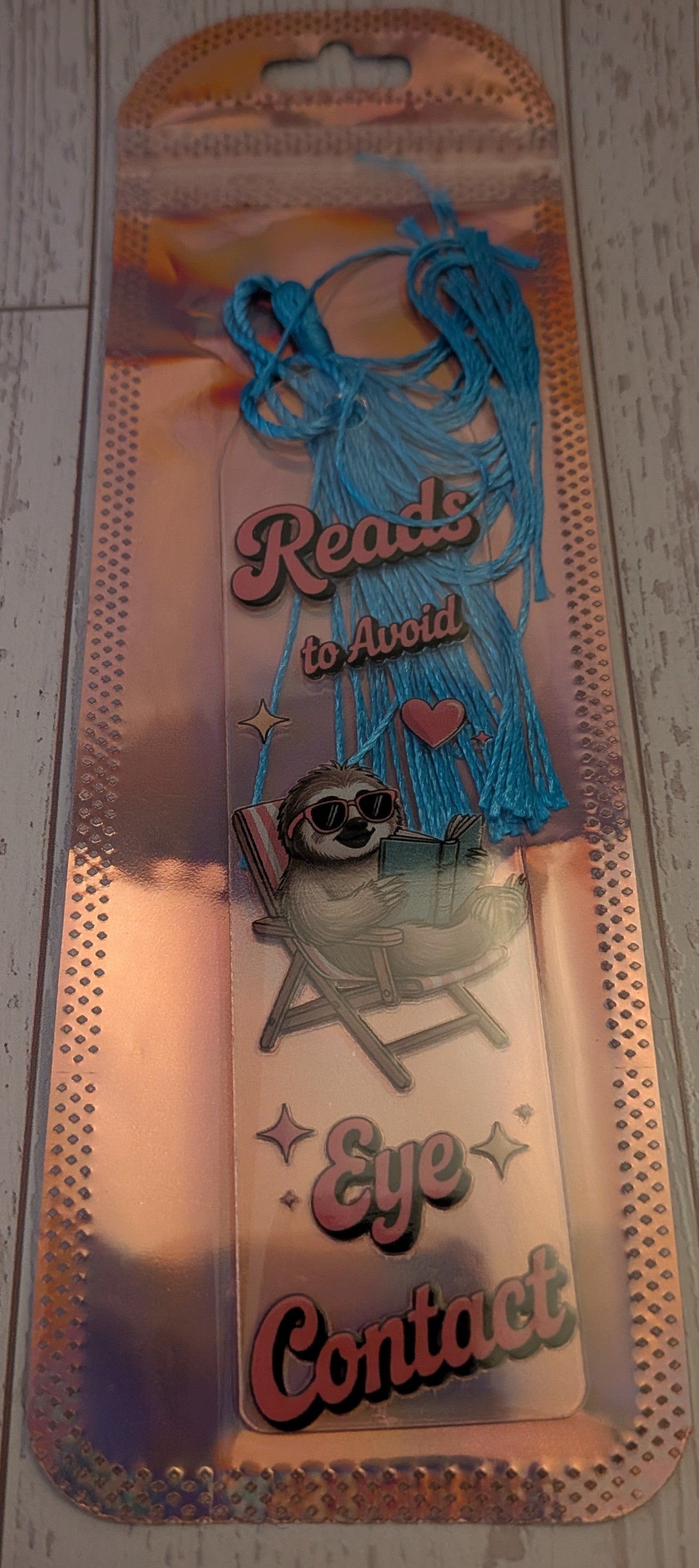 Sloth acrylic bookmark