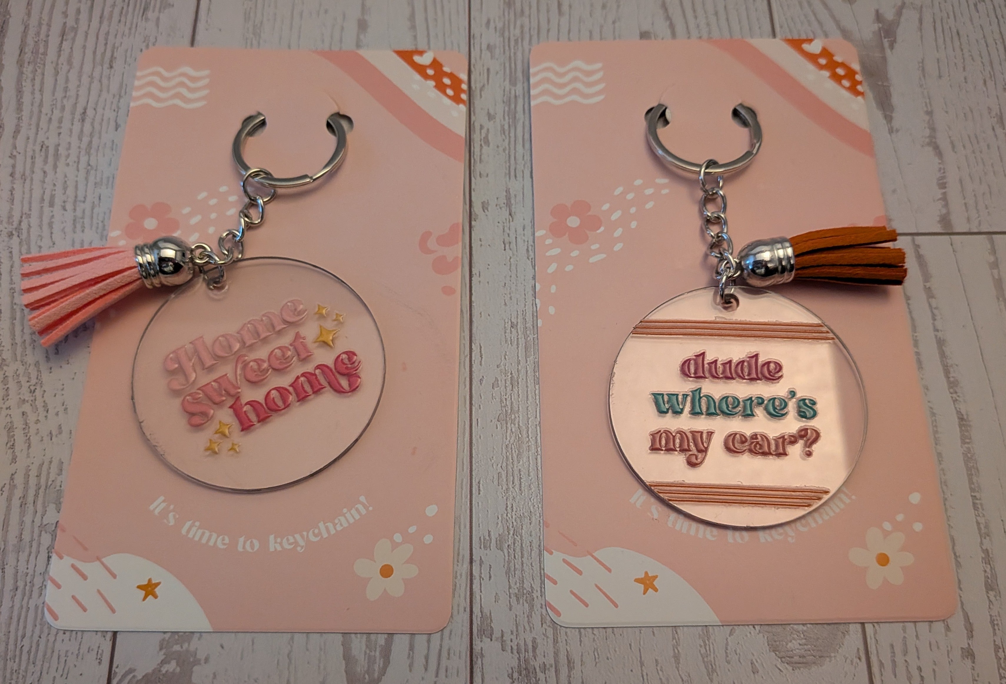 Cute acrylic keychain 😍