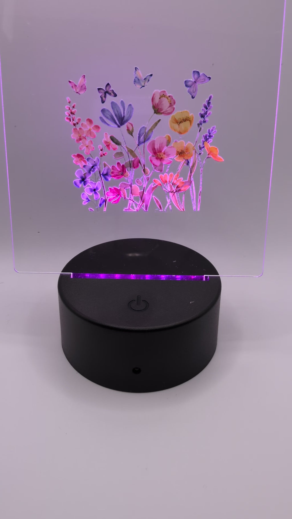 LED night light with remote