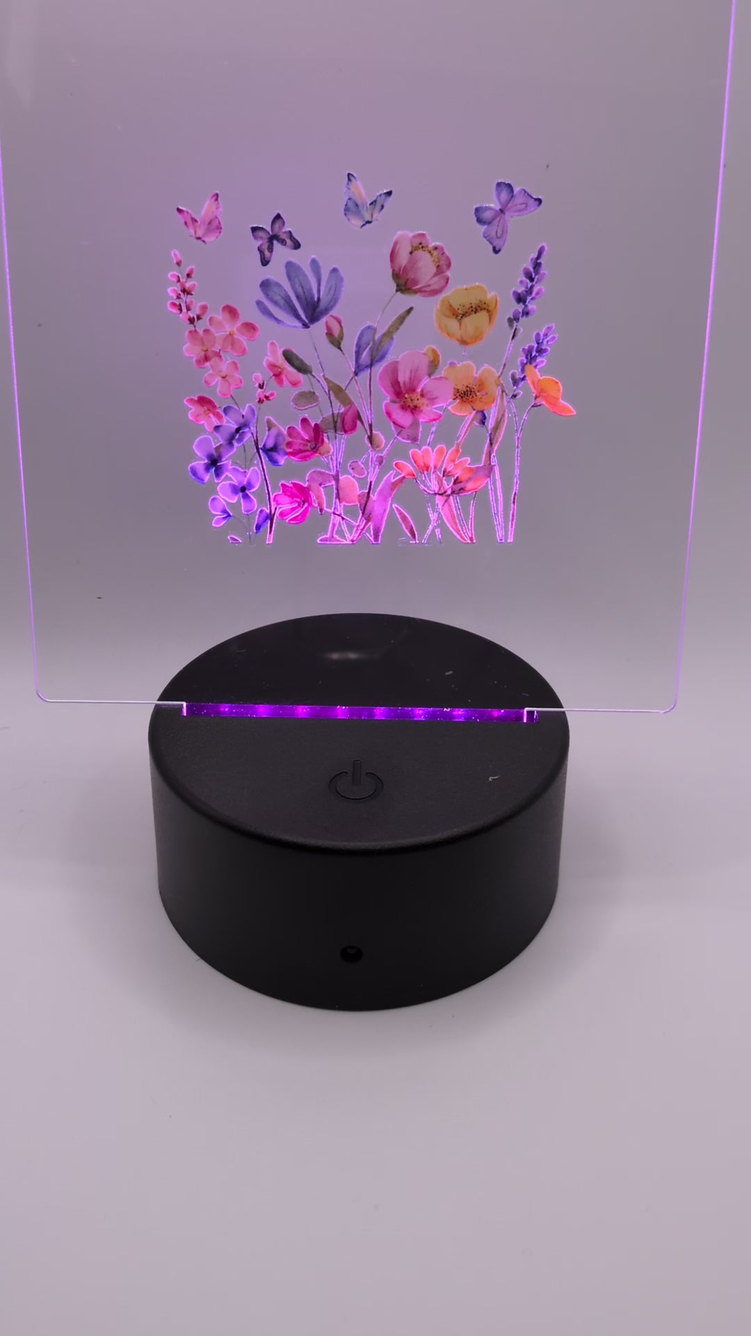 LED night light with remote