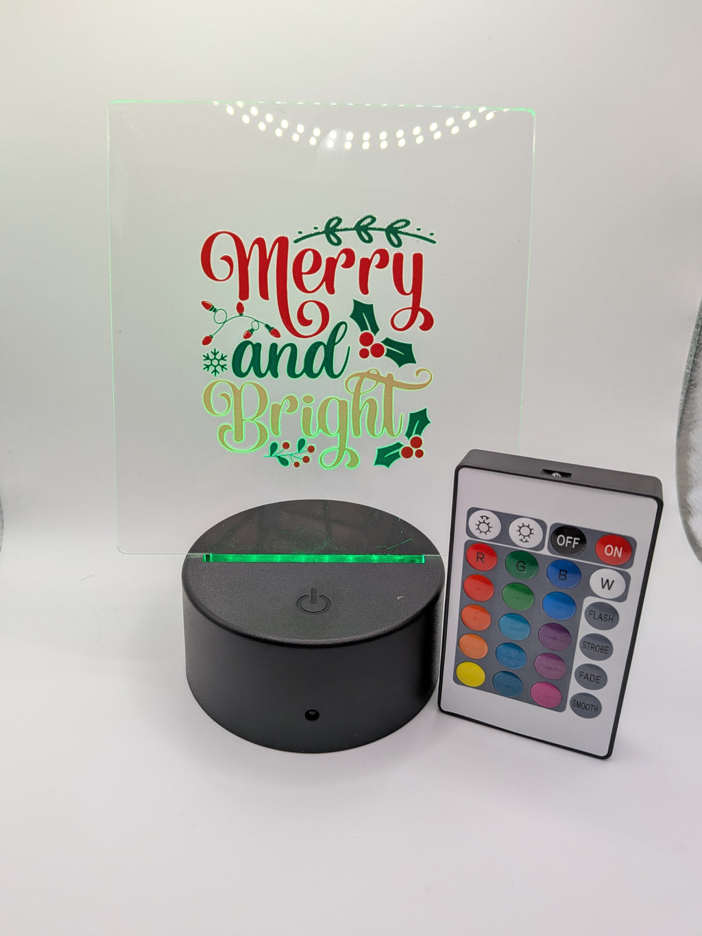 LED night light with remote