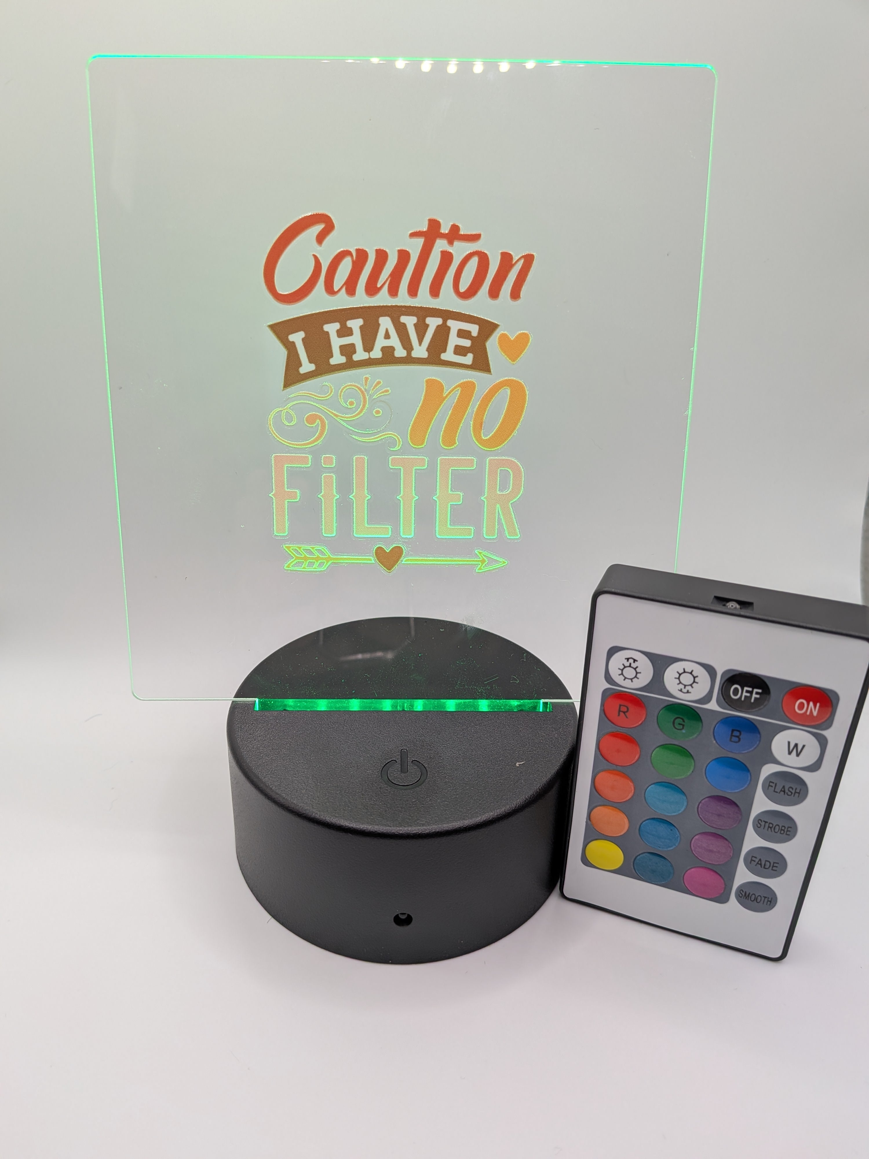LED night light with remote
