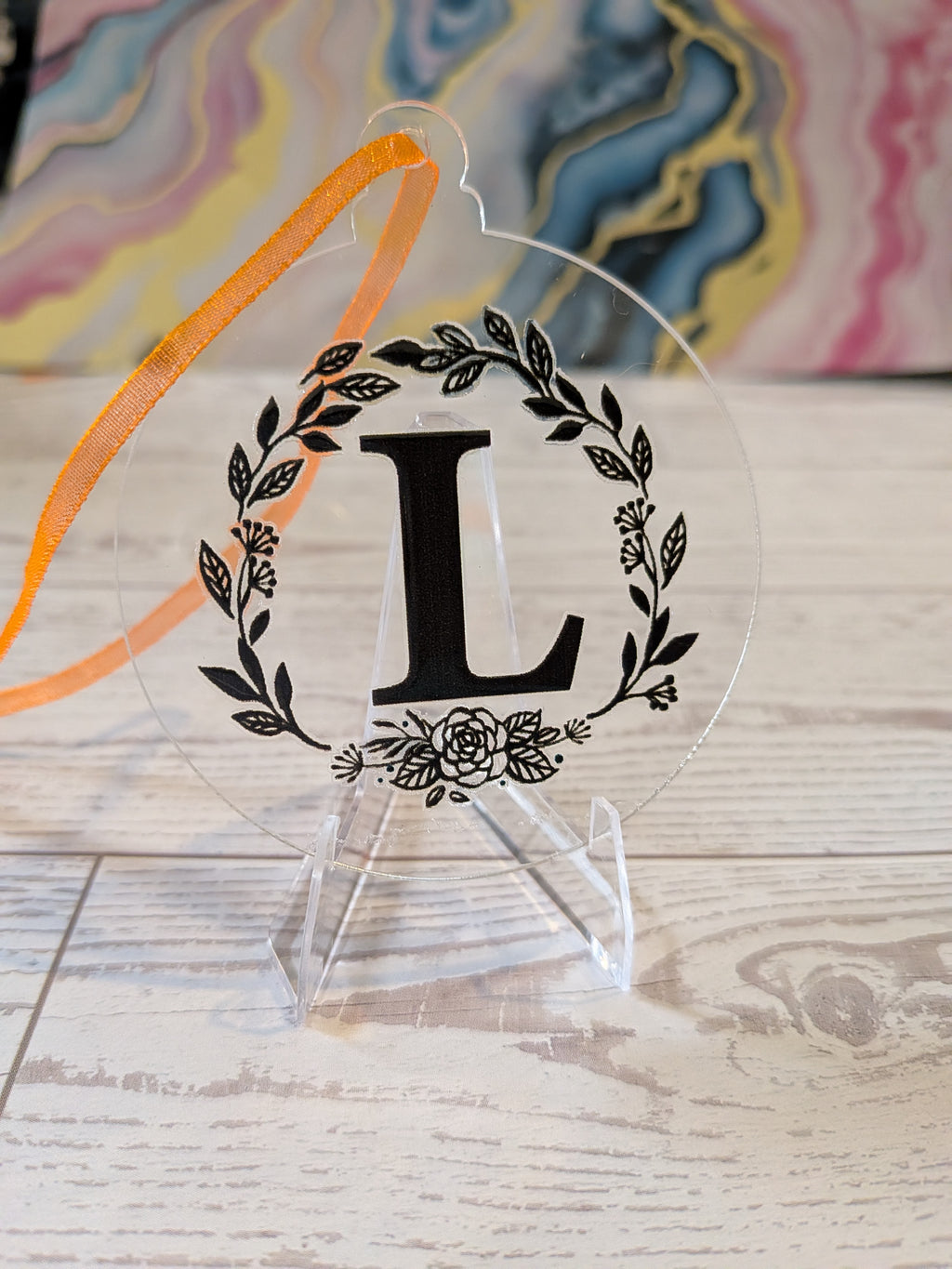 NEW DESIGNS ADDED!!! Acrylic ornaments 2" round clear