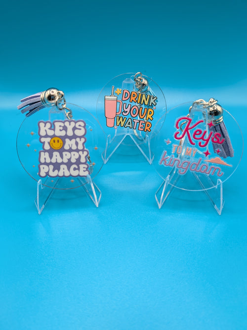 Cute acrylic keychain 😍