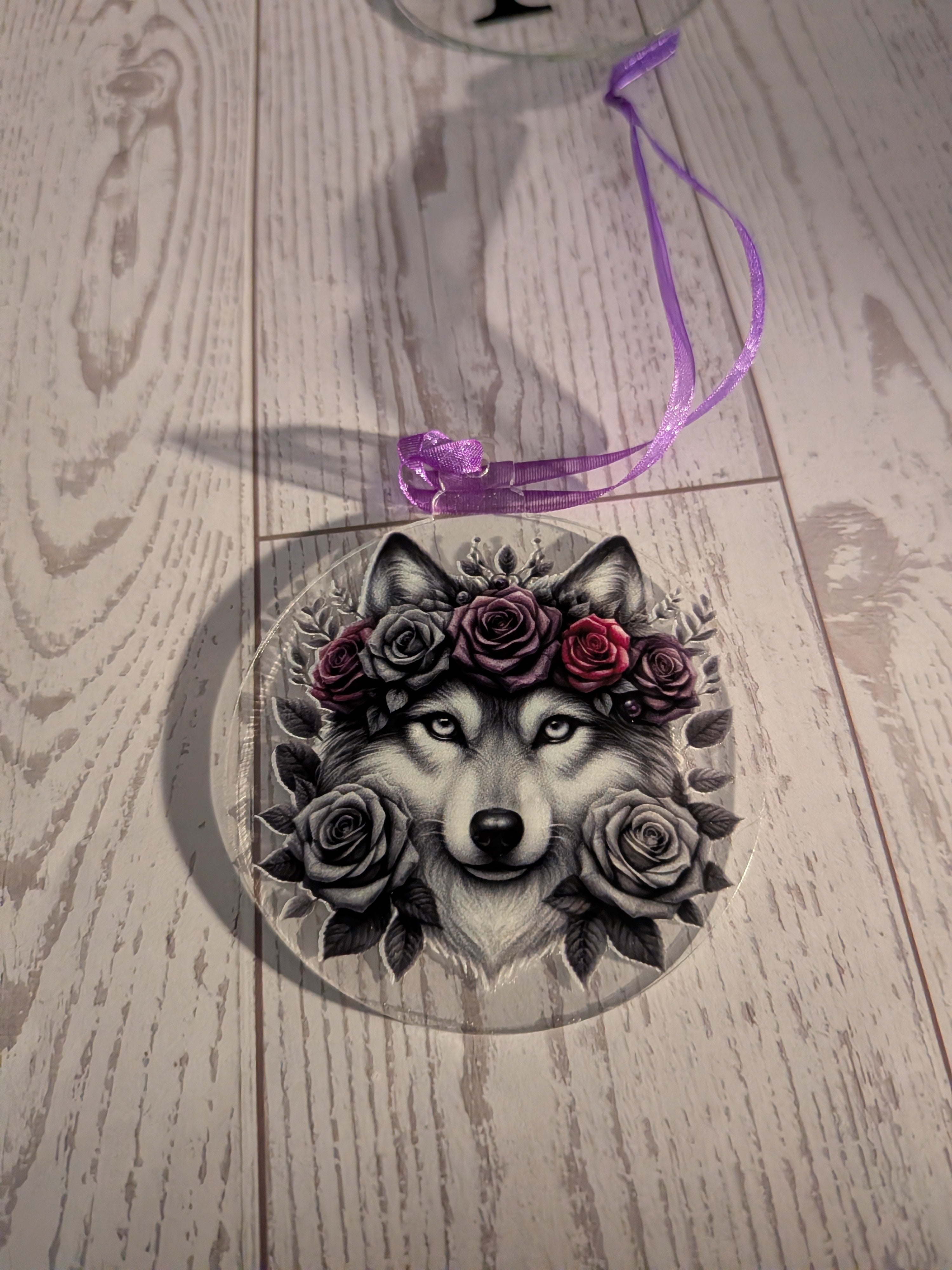 NEW DESIGNS ADDED!!! Acrylic ornaments 2" round clear