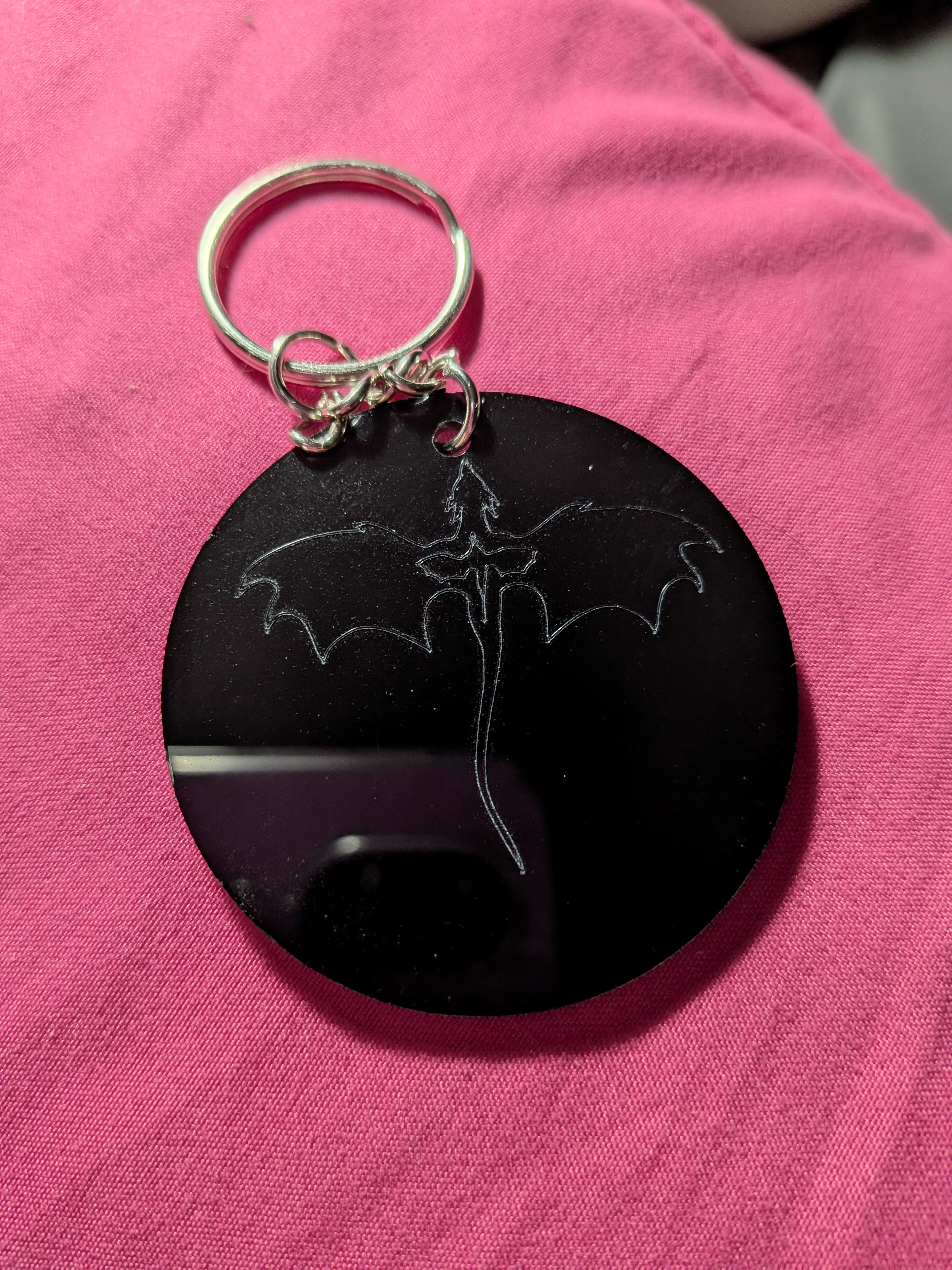🔥💧NEW DROP 💧🔥Double-sided Black Acrylic keychains