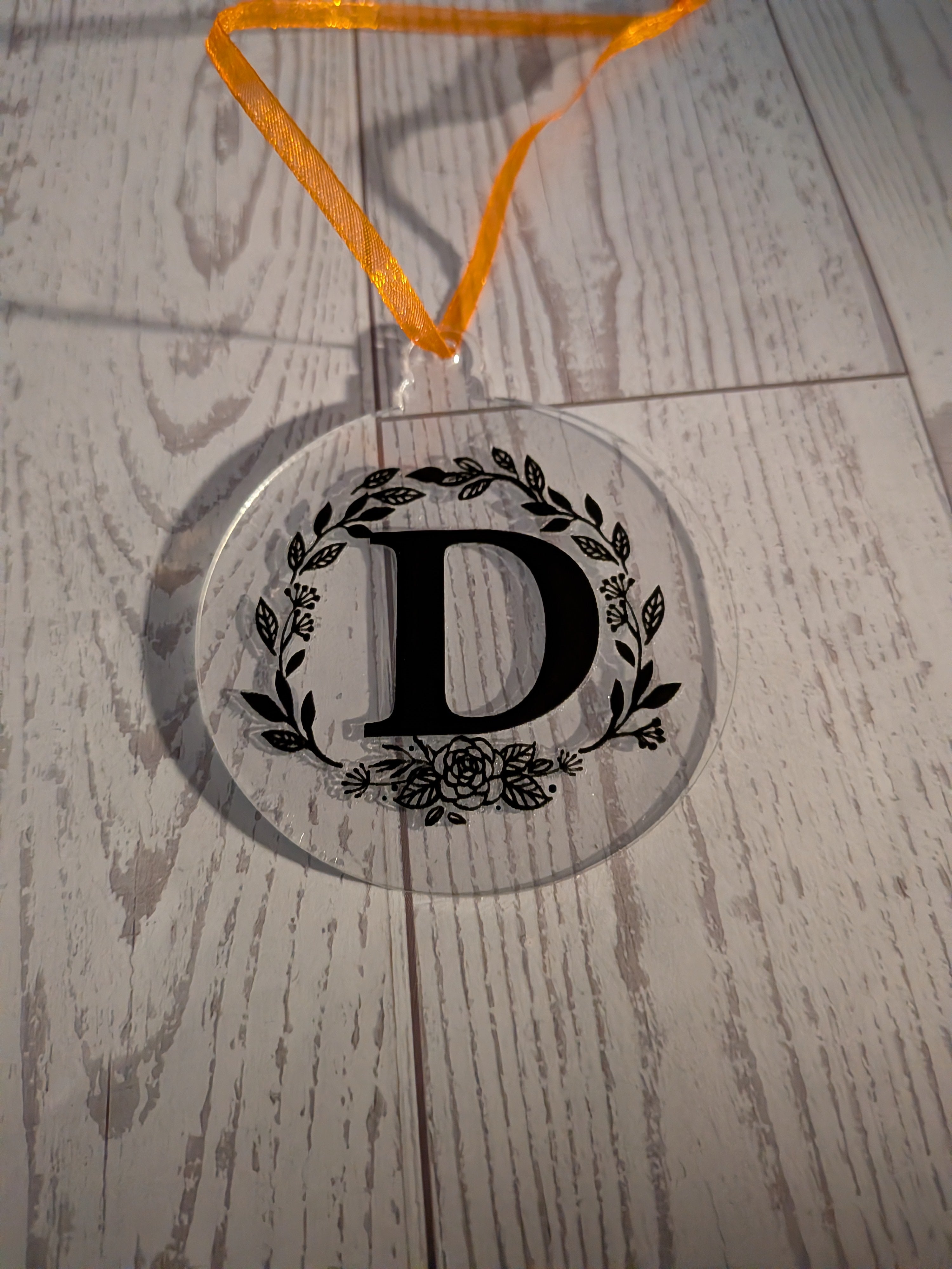 NEW DESIGNS ADDED!!! Acrylic ornaments 2" round clear