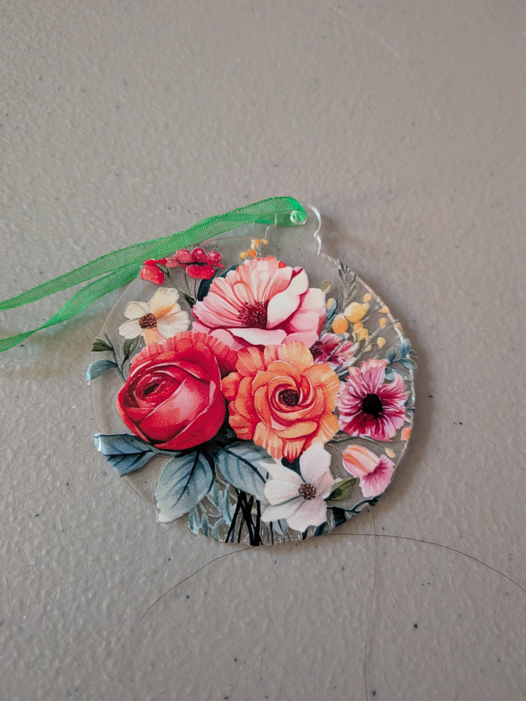 NEW DESIGNS ADDED!!! Acrylic ornaments 2" round clear