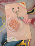 Try again acrylic keychain