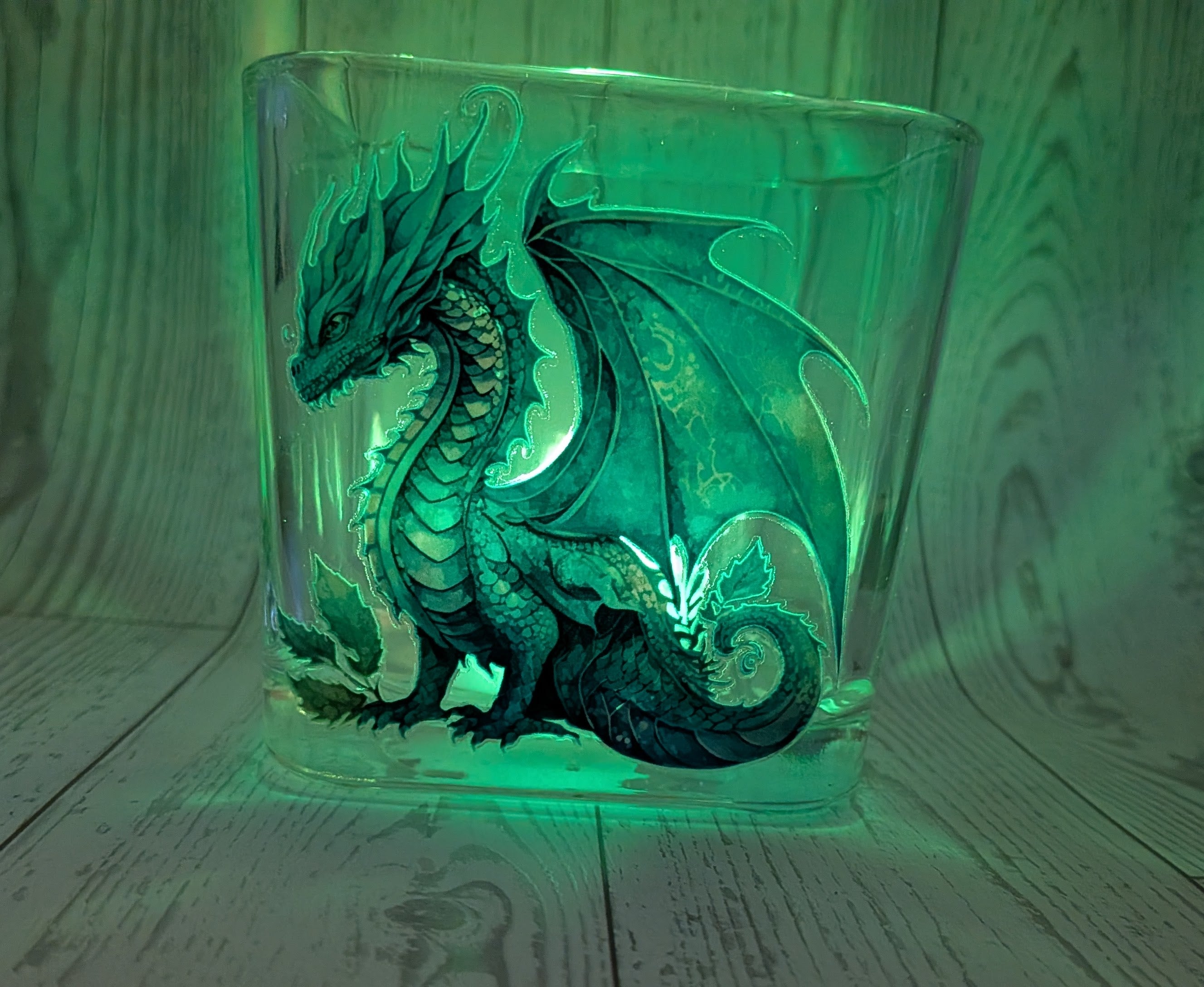 3"x3" square glass votive holder