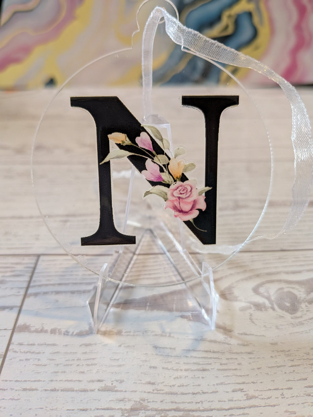 NEW DESIGNS ADDED!!! Acrylic ornaments 2" round clear