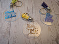 3pk bundle of 2" round acrylic keychains