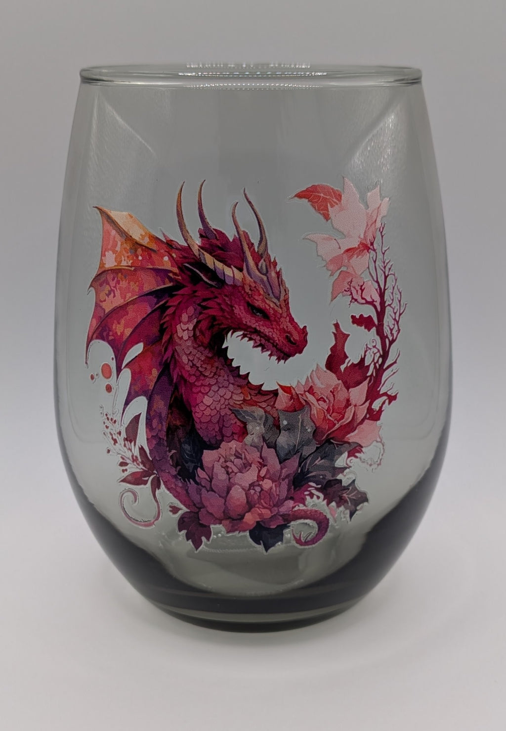 Dragon stemless wineglasses
