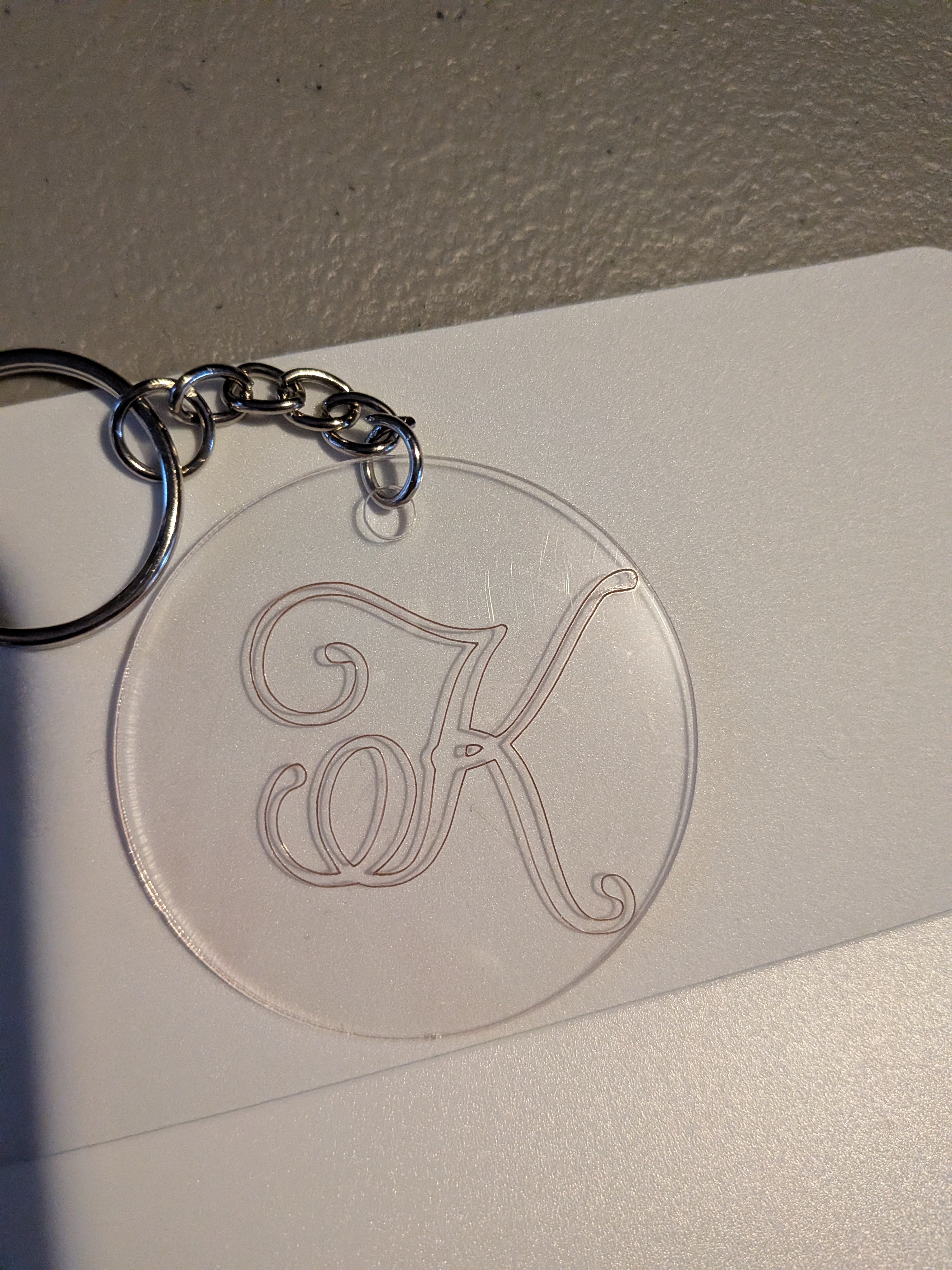🔥Engraved initial keyring🔥